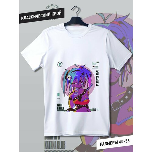 фото Футболка, размер m, белый будь на стиле