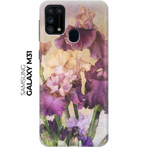 RE: PA Чехол - накладка ArtColor для Samsung Galaxy M31 с принтом Фиолетовые цветы re pa чехол накладка artcolor для oppo a91 reno 3 с принтом фиолетовые цветы