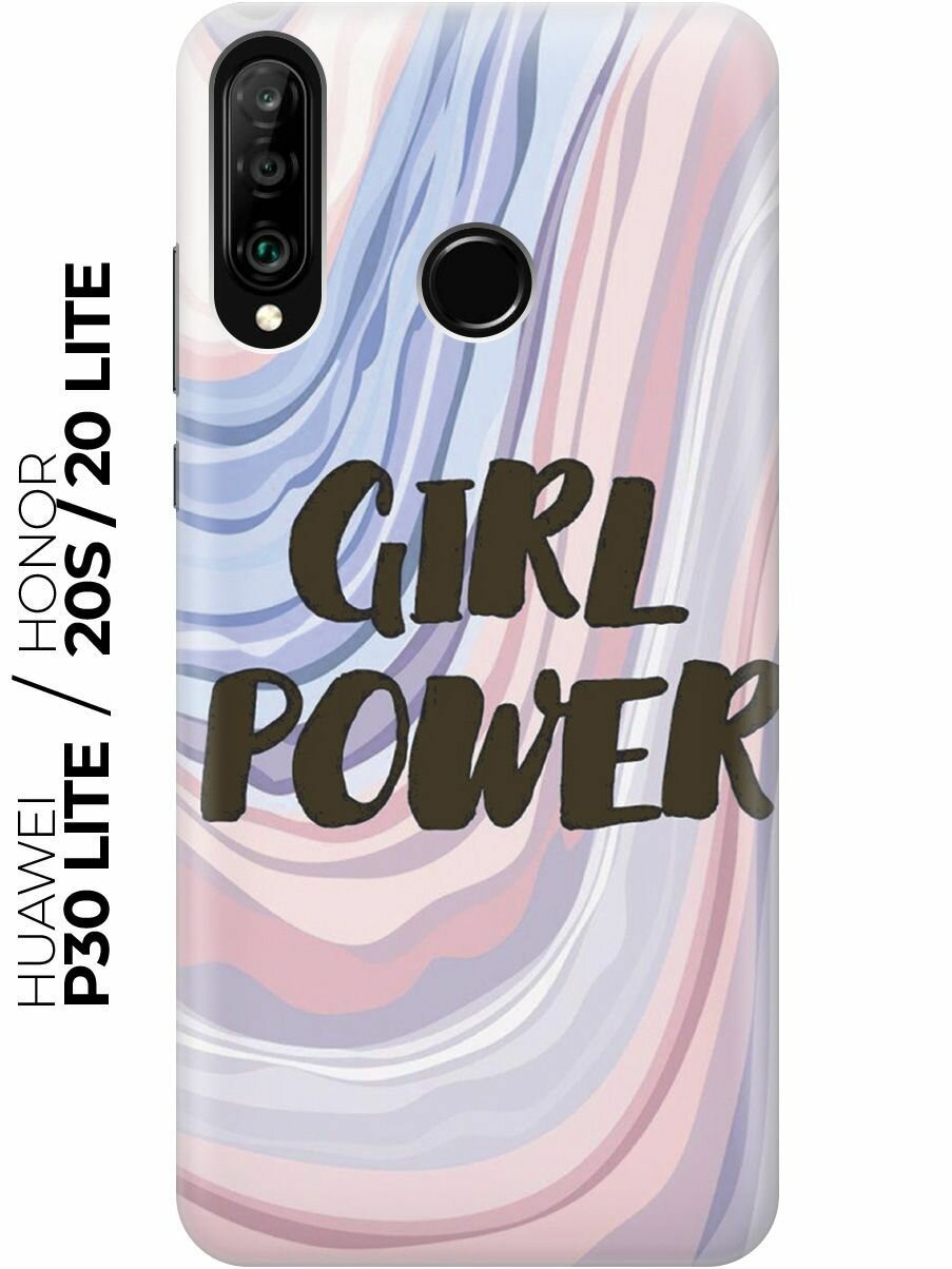 Силиконовый чехол Сила девочек! на Honor 20 Lite / 20s / Huawei P30 Lite / Хуавей П30 Лайт / Хонор 20 Лайт / 20s