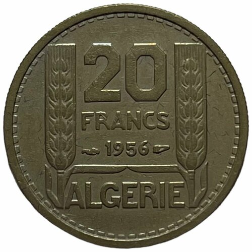 алжир 50 франков 1949 г проба Алжир 20 франков 1956 г.