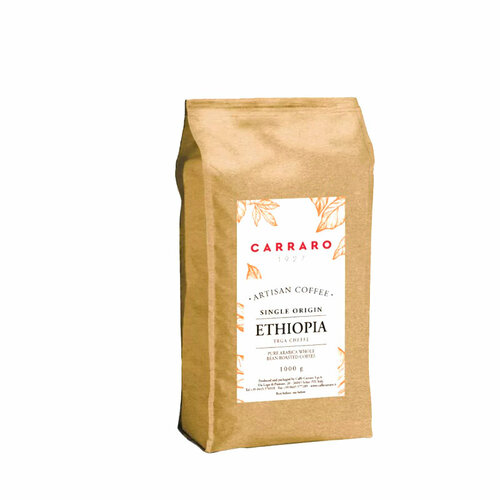 Кофе в зёрнах Carraro Ethiopial 1 кг