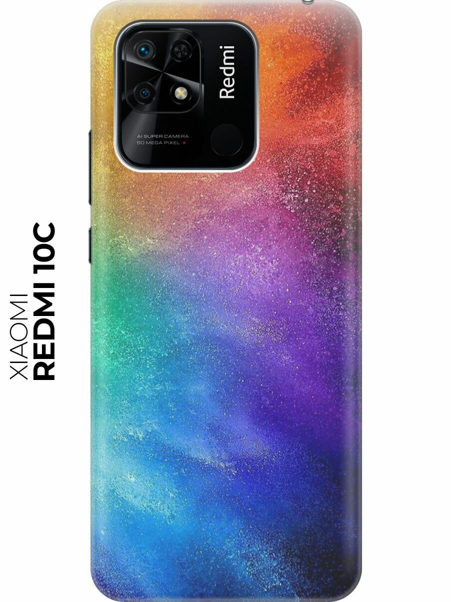 Силиконовый чехол Торжество красок на Xiaomi Redmi 10C / Сяоми Редми 10С