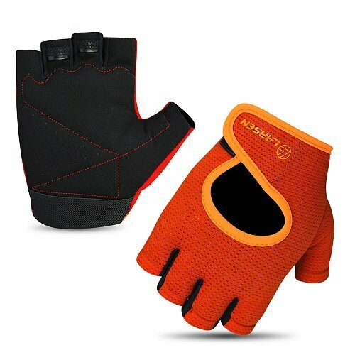 фото Перчатки для фитнеса larsen 16-8347 red/orange xs