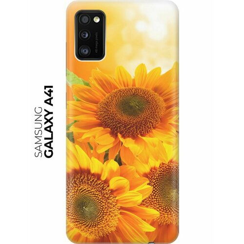 RE: PA Накладка Transparent для Samsung Galaxy A41 с принтом Три подсолнуха re pa накладка transparent для samsung galaxy a7 2018 с принтом три подсолнуха