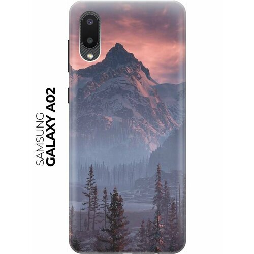 RE: PA Накладка Transparent для Samsung Galaxy A02 с принтом Лес, горы, зарево re pa накладка transparent для samsung galaxy a6 2018 с принтом лес горы зарево