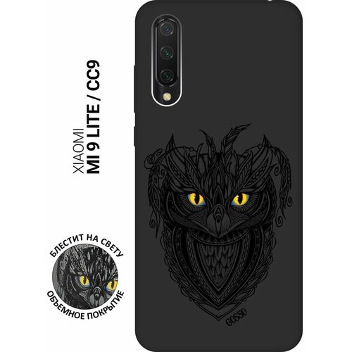 Ультратонкая защитная накладка Soft Touch для Xiaomi Mi 9 Lite, CC9 с принтом Grand Owl черная ультратонкая защитная накладка soft touch для xiaomi mi 9 lite cc9 с принтом shaman cat черная