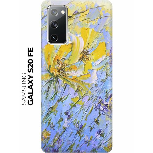 RE: PA Чехол - накладка ArtColor для Samsung Galaxy S20 FE с принтом Желтое на синем чехол накладка artcolor для samsung galaxy note 20 с принтом желтое на синем