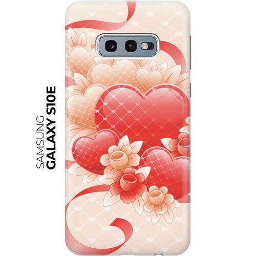 Чехол - накладка ArtColor для Samsung Galaxy S10e с принтом С любовью чехол накладка artcolor для samsung galaxy s10e с принтом с любовью