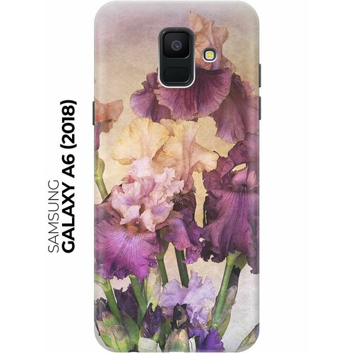 RE: PA Чехол - накладка ArtColor для Samsung Galaxy A6 (2018) A600FN с принтом Фиолетовые цветы re pa чехол накладка artcolor для samsung galaxy a6 2018 a600fn с принтом котёнок на голубом