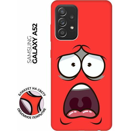 RE: PA Чехол - накладка Soft Sense 3D для Samsung Galaxy A52 с принтом Fear красный