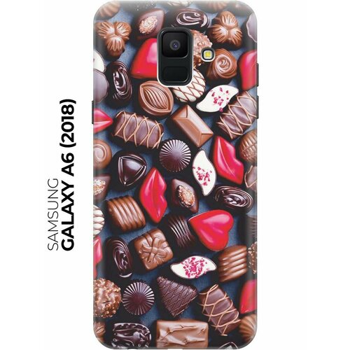RE: PAЧехол - накладка ArtColor для Samsung Galaxy A6 (2018) с принтом Набор шоколада re paчехол накладка artcolor для samsung galaxy m30 с принтом набор шоколада
