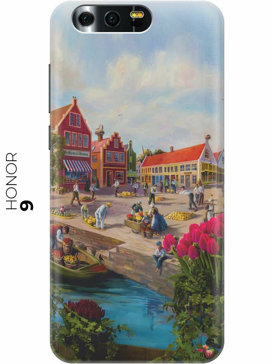 RE: PAЧехол - накладка ArtColor для Honor 9 с принтом "Старинный Амстердам"