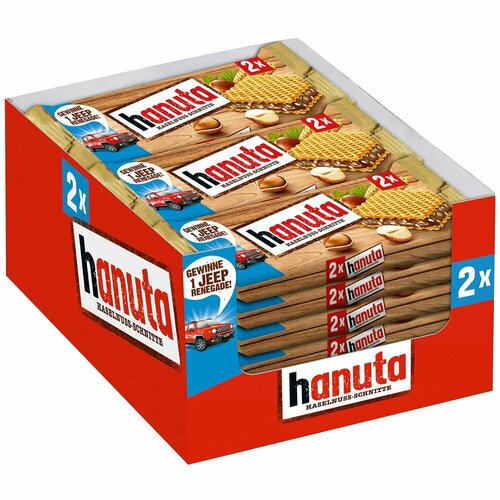 Вафельные печенья Ферерро Ханута / Ferrero Hanuta 18 шт по 44 гр (Германия)