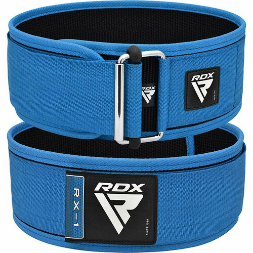 фото Пояс для тяжелой атлетики rdx weight lifting rx1 l, синий