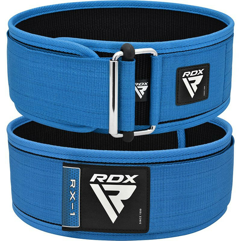 Пояс для тяжелой атлетики RDX Weight Lifting RX1 XL, синий