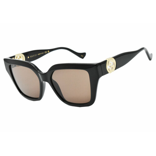 фото Солнцезащитные очки gucci gg1023s, коричневый, черный