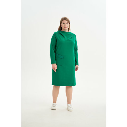 Платье Olsi, размер 64, зеленый