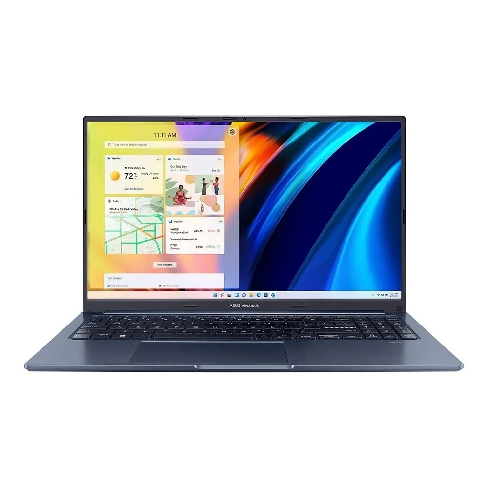 Ноутбук Asus VivoBook 15X X1503ZA-L1493 15.6" FHD OLED/Intel Core i3-1220P/16GB/SSD512GB/Intel UHD/FingerPrint/DOS/RU/Quiet Blue
