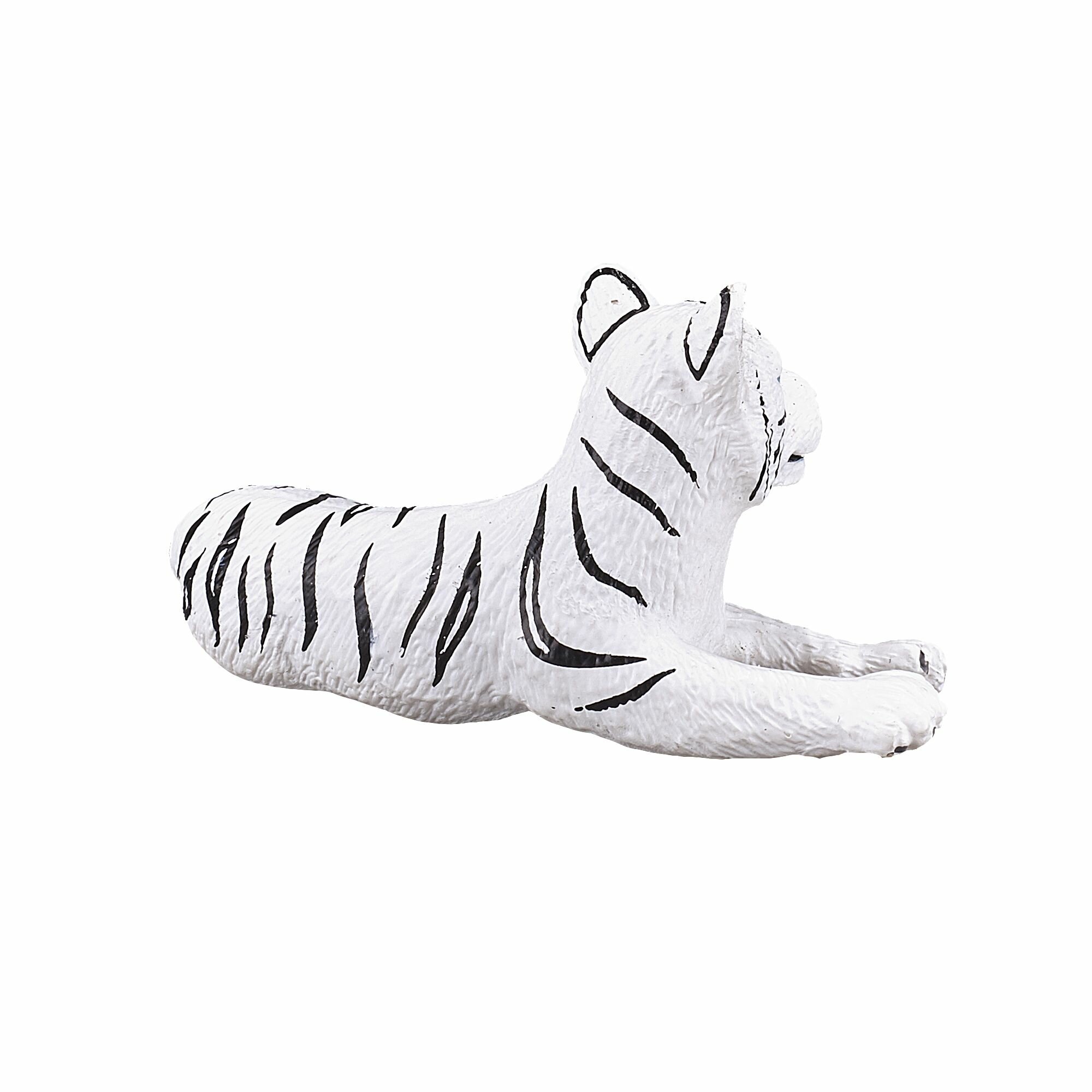 Фигурка Белый тигренок (лежащий), AMW2028