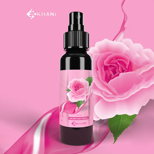 Автомобильный ароматизатор спрей Нежная Роза