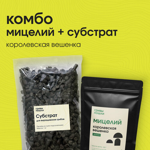 Комбо-набор для выращивания грибов Королевская вешенка 499₽