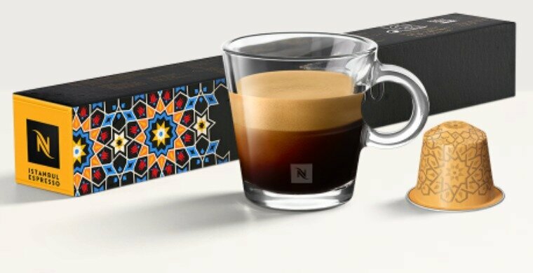 Кофе в капсулах Nespresso World Explorations Istanbul Espresso, интенсивность 8, 10 кап. в уп., - фотография № 1