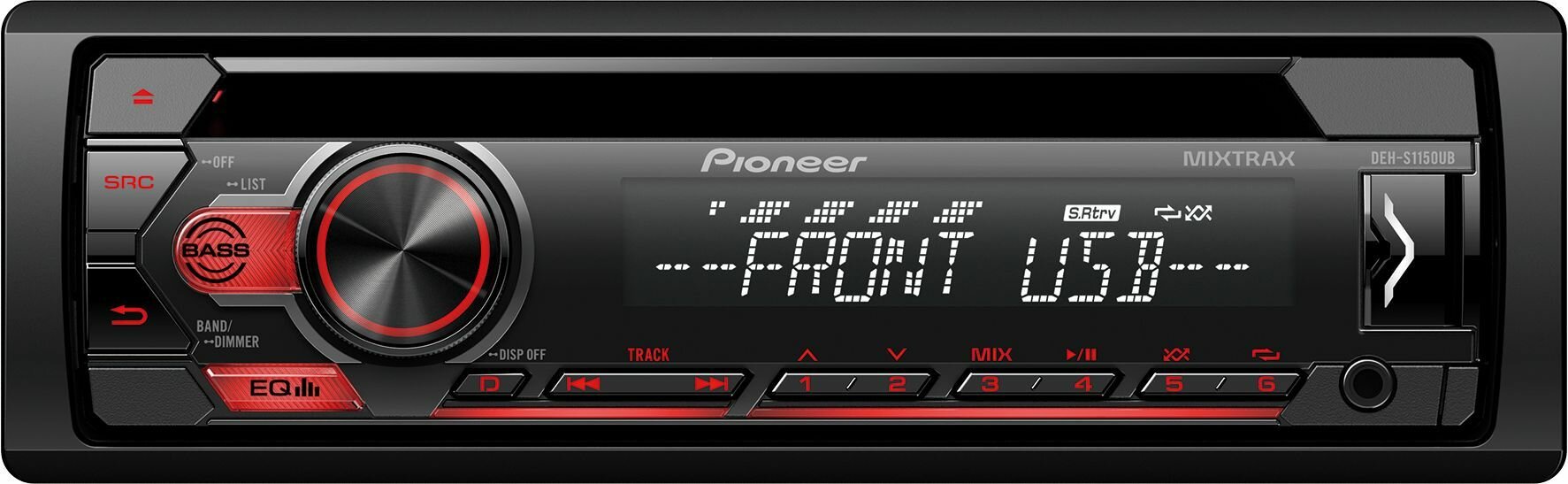 Автомагнитола Pioneer Deh-s1150ub 1DIN 4x50Вт RDS Deh-s1150ub .