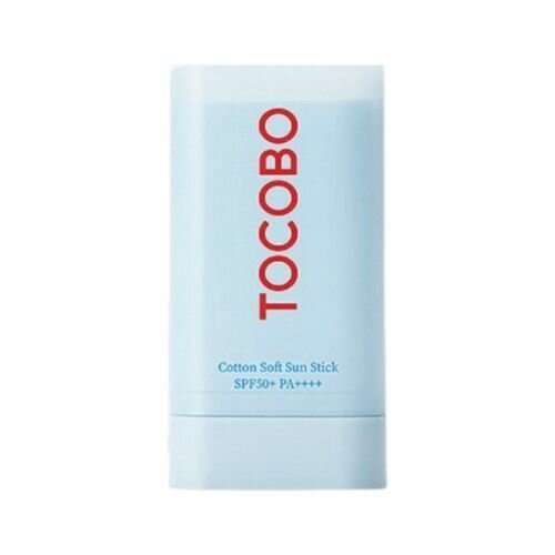 Tocobo Стик для лица себорегулирующий солнцезащитный - Cotton soft sun stick SPF50+, 19г