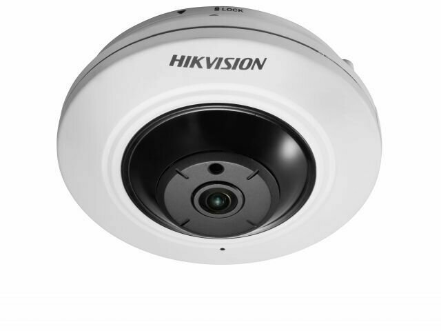 Hikvision DS-2CD2935FWD-IS - 3Мп Fisheye IP-камера, обзор 180