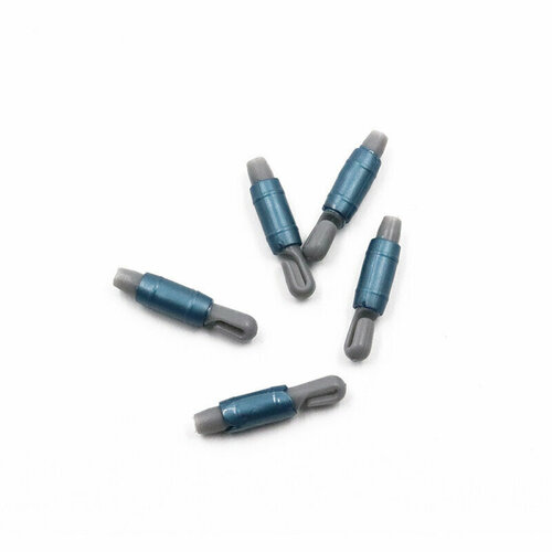 фото Коннектор для крепления лески к удилищу серо-синий перламутр (стонф) 1,8 (уп. 10 шт.) следопыт