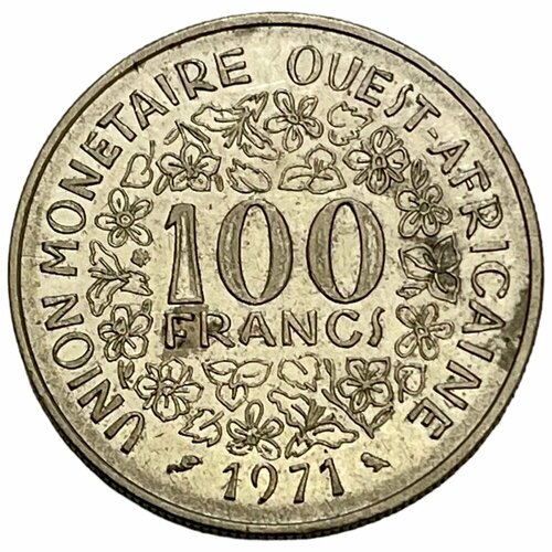 Западно-Африканские Штаты (BCEAO) 100 франков 1971 г. западно африканские штаты bceao 50 франков 1972 г