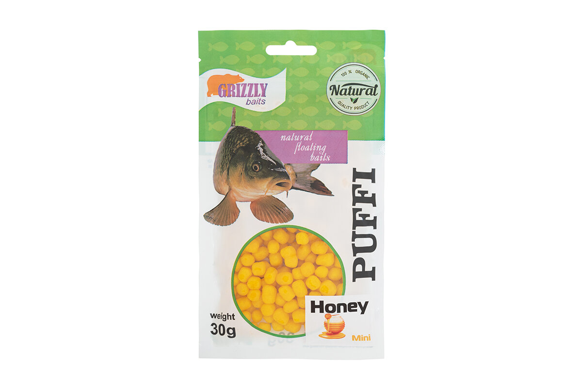 Воздушное тесто Grizzly Baits Puffi mini 30гр МЕД (HONEY)