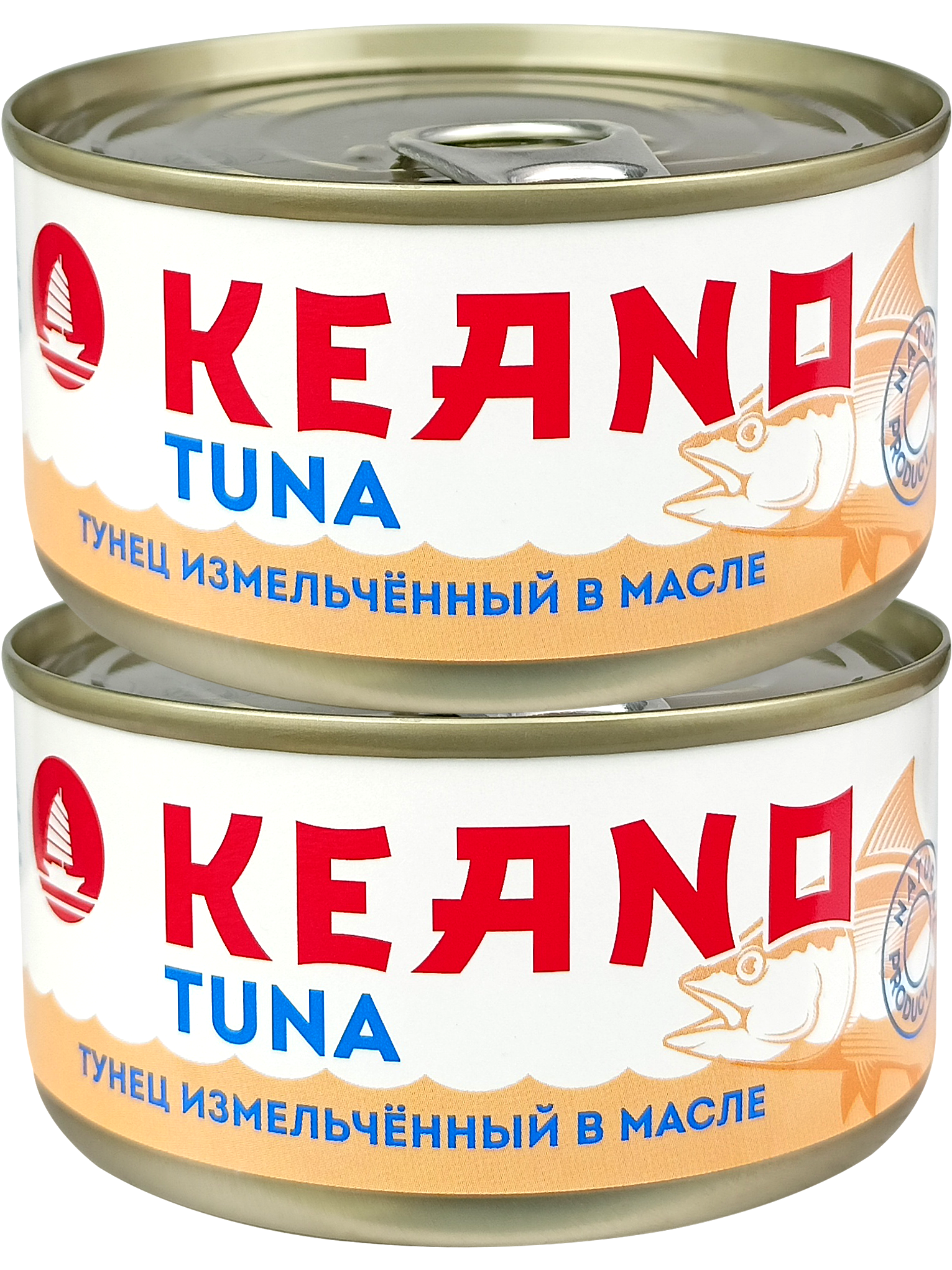 Консервы рыбные Keano - Тунец измельченный в масле 185 г - 2 шт