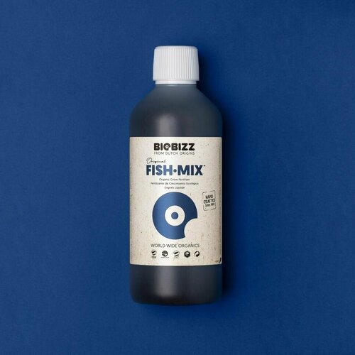 Органическое удобрение для растений на стадию вегетации BioBizz Fish-Mix 0.5 л.