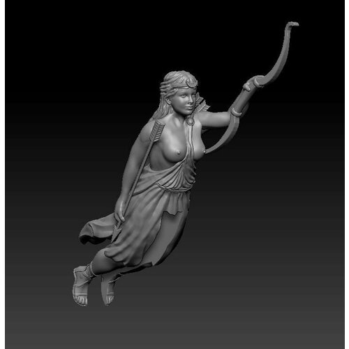 Носовая фигура, Богиня Диана 55мм. (Пластик) статуэтка подсвечник диана богиня охоты женственности и плодородия veronese ws 978