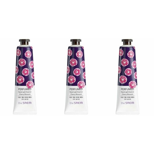 THE SAEM Крем-эссенция для рук парфюмированный Perfumed Hand Light Essence Cherry Blossom 30мл - 3 штуки