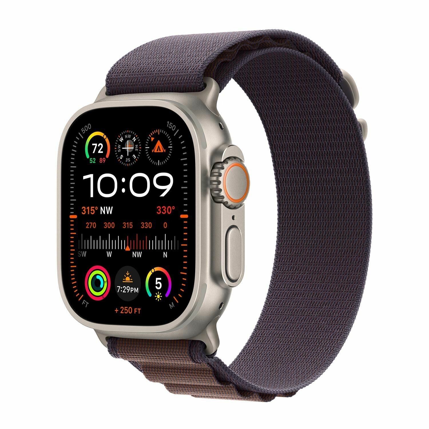 Ремешок Apple Alpine Loop Indigo M для Apple Watch ULTRA 49mm MT5Q3M/A