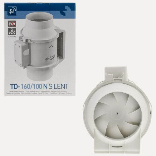 Изображение товара Вентилятор вытяжной канальный Soler&Palau TD-160/100 N SILENT