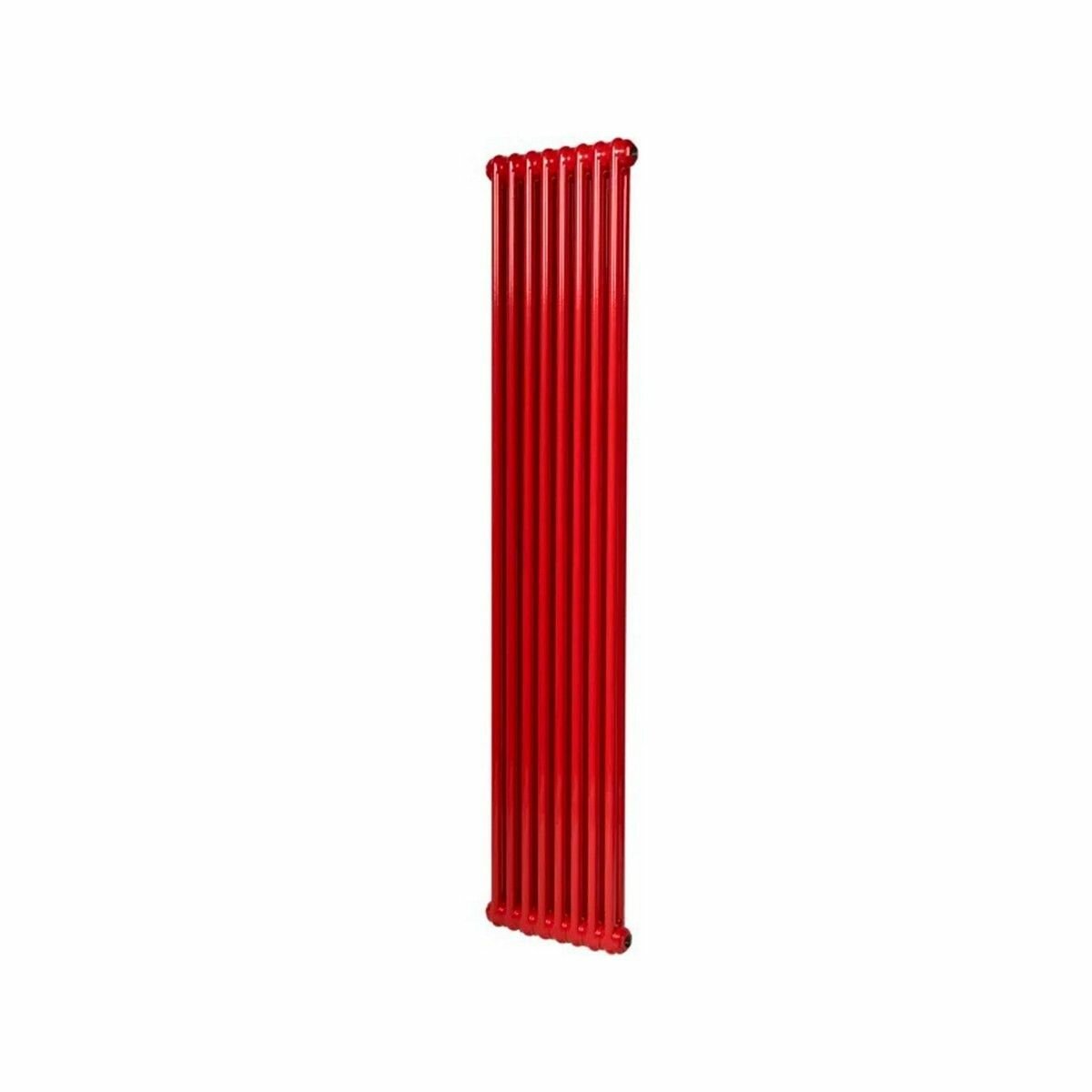 Радиатор отопления стальной трубчатый Irsap TESI 21800, 8 секций, красный, подкл. боковое