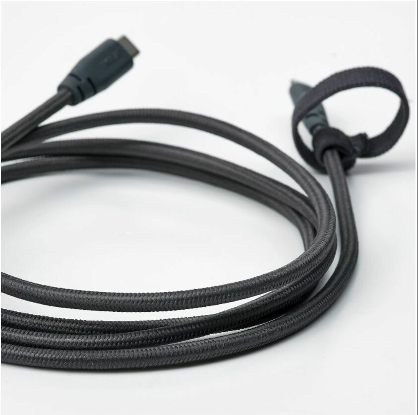 LILLHULT лилльхульт кабель USB тип А – micro-USB 1.5 м темно серый