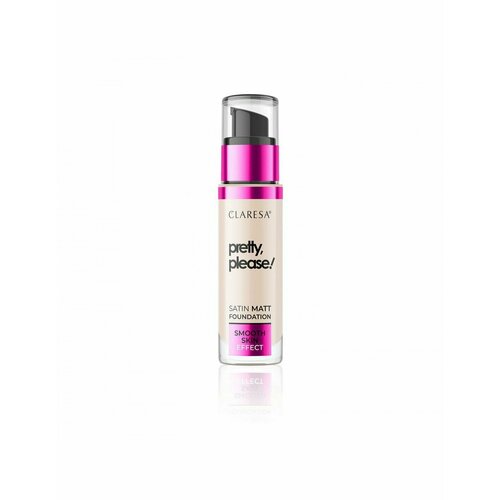 CLARESA Тональный крем Pretty, Please, тон 02 Light, 34 мл