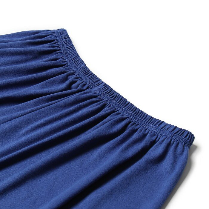 Пижама женская (топ, шорты) KAFTAN размер 42, цв. Синий - фотография № 4