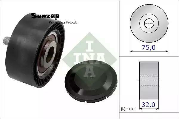 INA 532072210 532 0722 10_Ролик приводного ремня