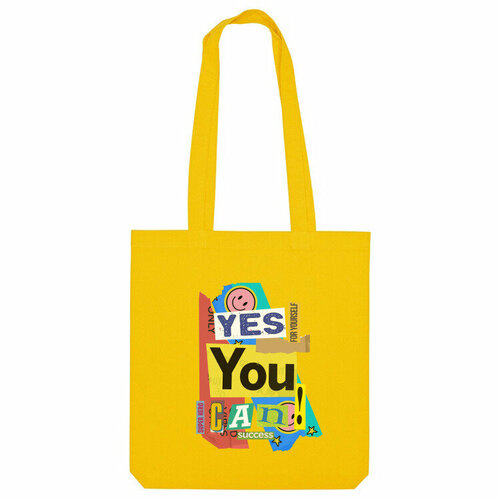 фото Сумка шоппер us basic, желтый