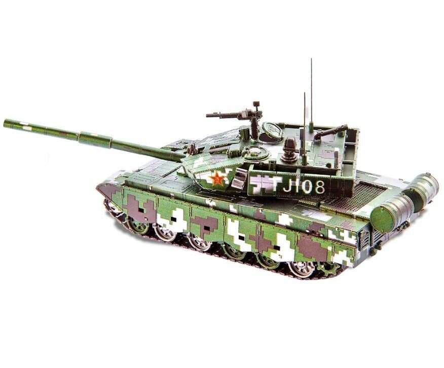 Металлический конструктор / 3D конструктор / Сборная модель Главный боевой танк 99A