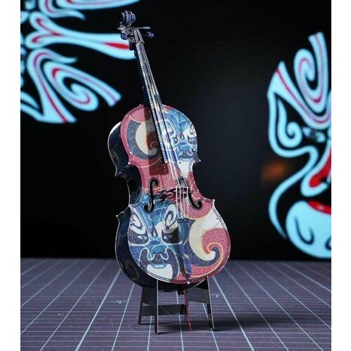 фото Металлический конструктор / 3d конструктор / сборная модель виолончель 3d metal model