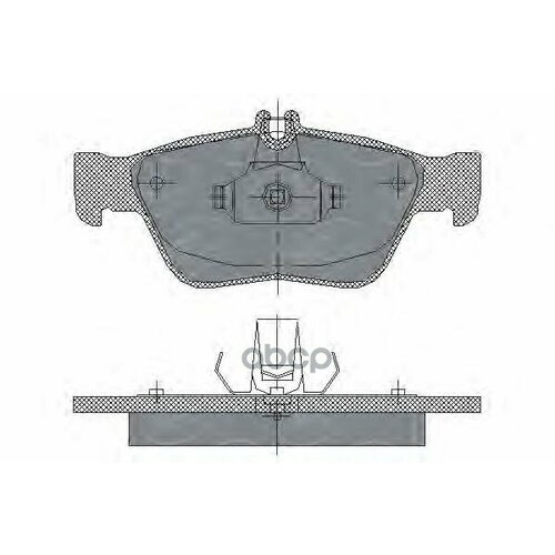 Колод. Торм. задн. Mercedes W210/W202/C208 2.0-2.8 SCT арт. sp226