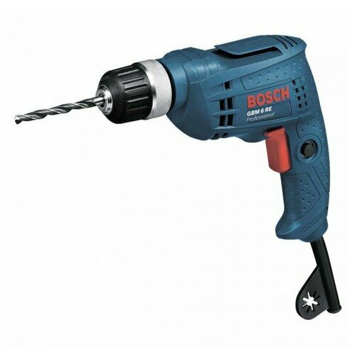 Дрель безударная BOSCH Professional GBM 6 RE, 350 Вт патрон системы для перфораторов быстрозажимной bosch 2608572213