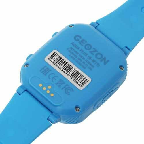 Смарт-часы GEOZON Aqua Plus, 42мм, 1.4", синий / синий [g-w19blu] - фото №14