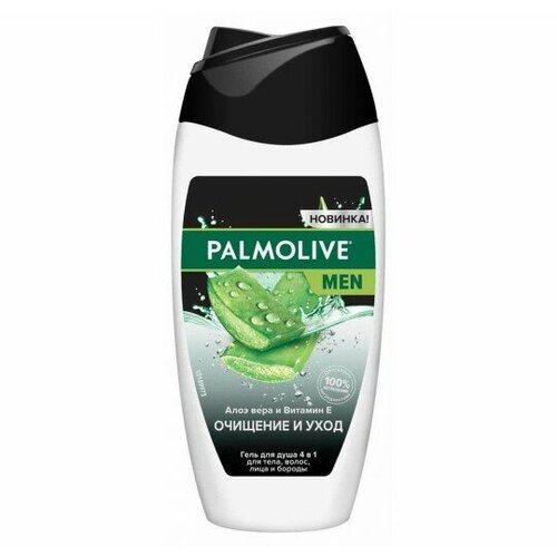 Гель для душа мужской 4 в 1 Palmolive Men «Очищение и уход», 250 мл